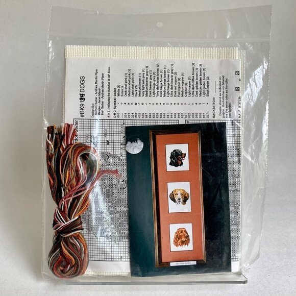 BK9134 Dogs Cross Stitch Kit New - Picture 1 of 1